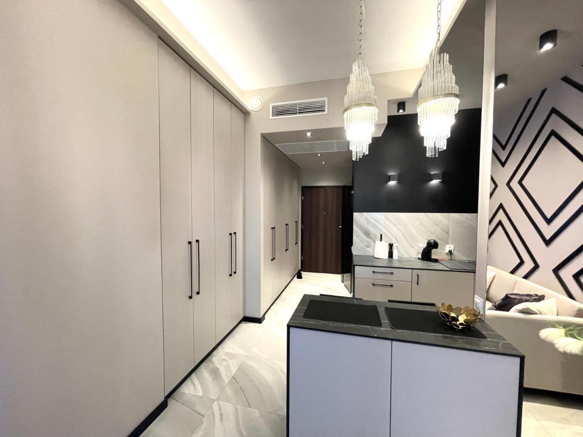 Apartament Elegance Hanza Tower Stettino Esterno foto