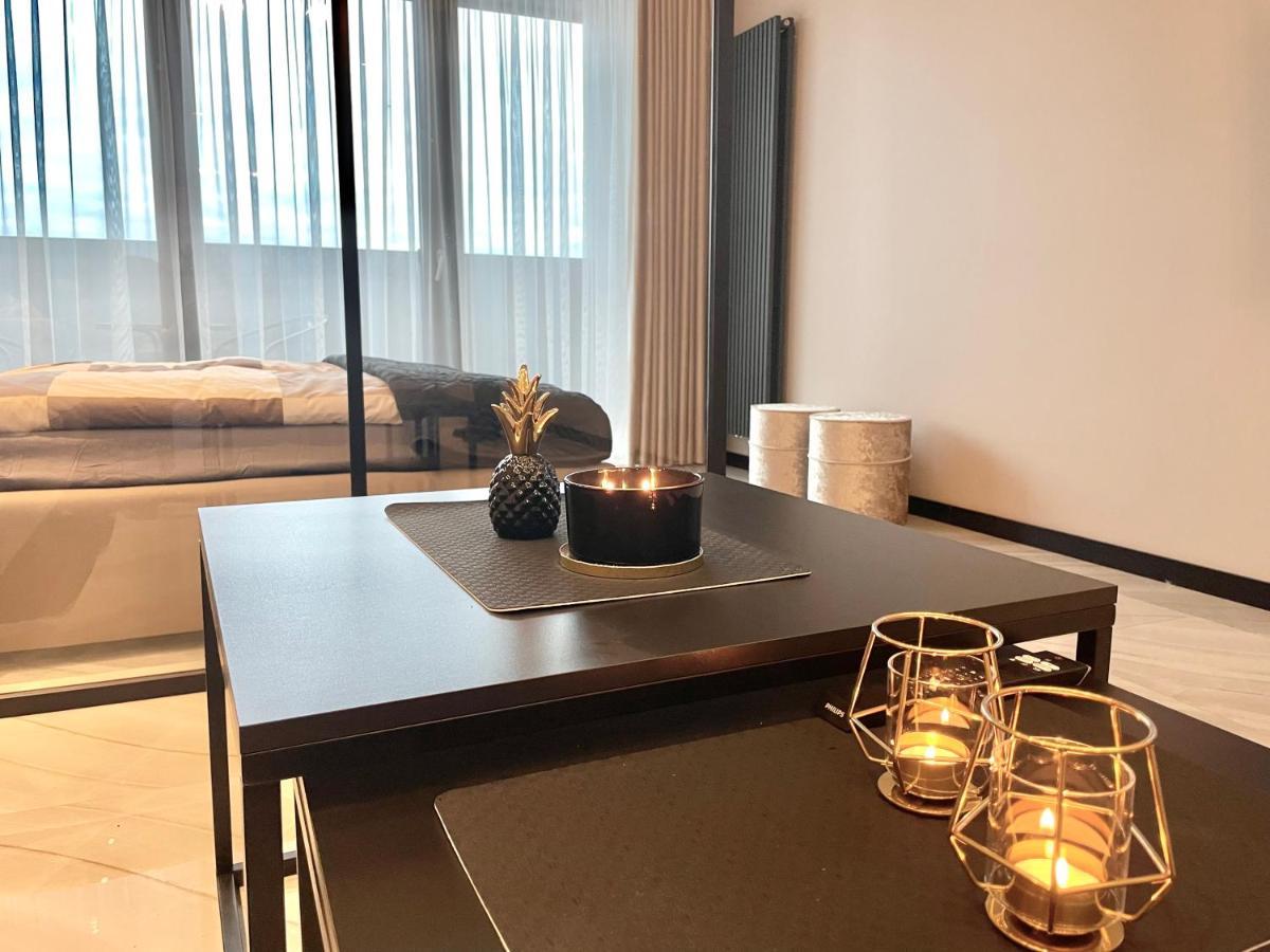 Apartament Elegance Hanza Tower Stettino Esterno foto