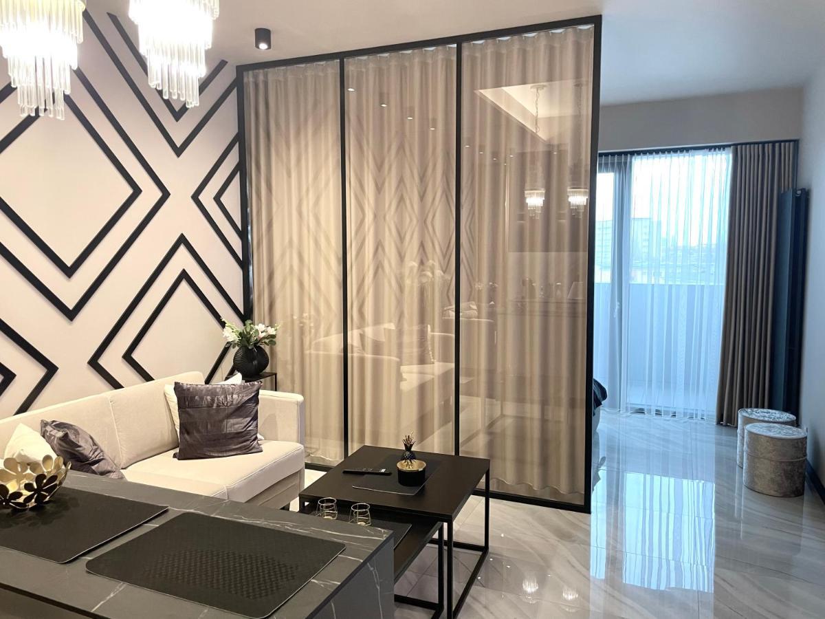 Apartament Elegance Hanza Tower Stettino Esterno foto