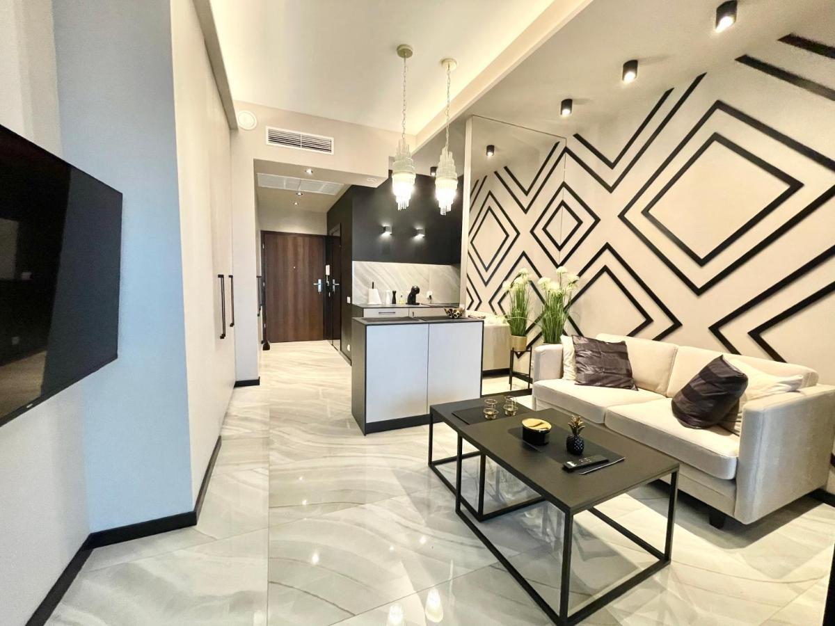 Apartament Elegance Hanza Tower Stettino Esterno foto
