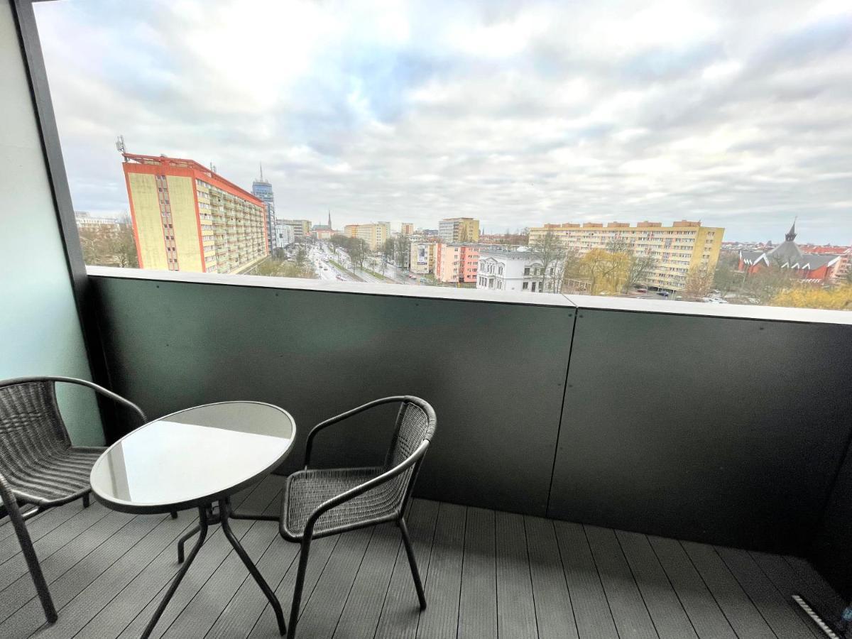 Apartament Elegance Hanza Tower Stettino Esterno foto